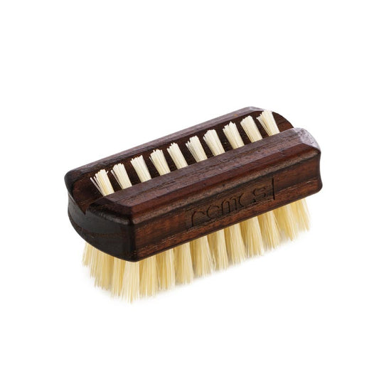 Travel nail brush made of thermo-beechwood with natural bristles