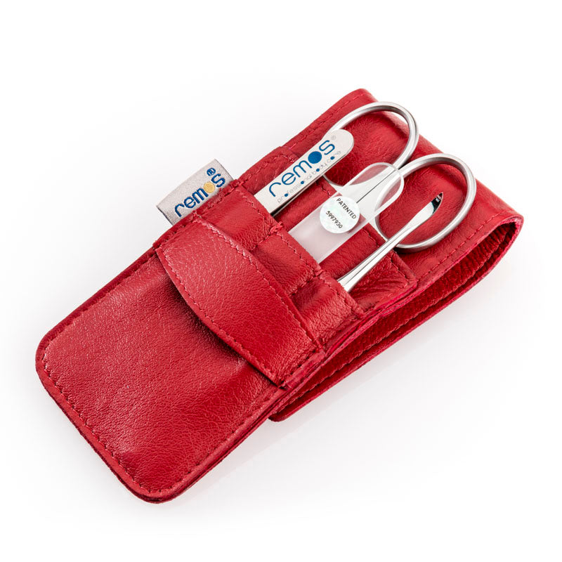 Etui "Muriel" echtes Leder leer oder bestückt
