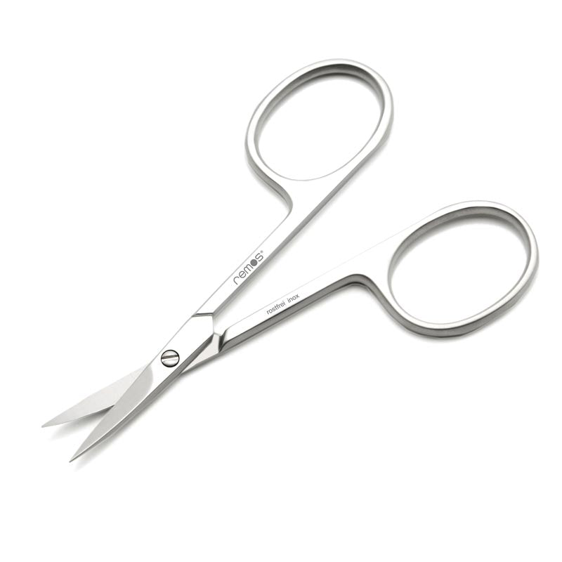 Professional nail and cuticle scissors made of stainless steel 9.5 cm