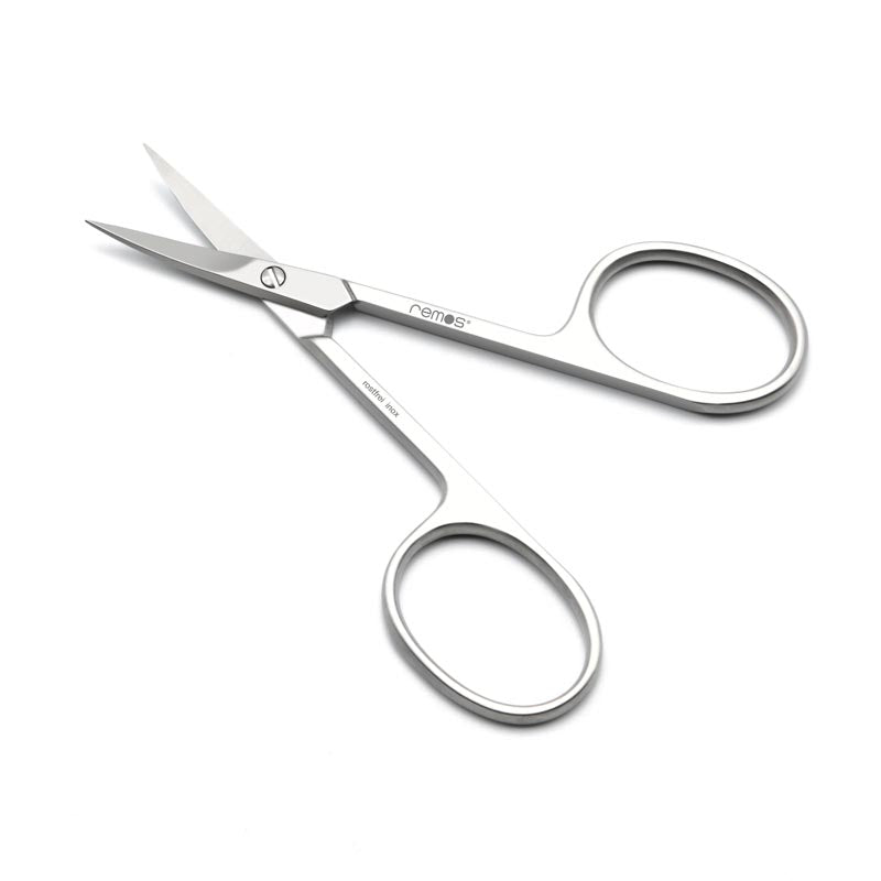 Professional nail and cuticle scissors made of stainless steel 9.5 cm