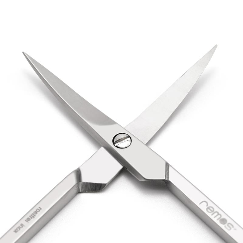 Professional nail and cuticle scissors made of stainless steel 9.5 cm