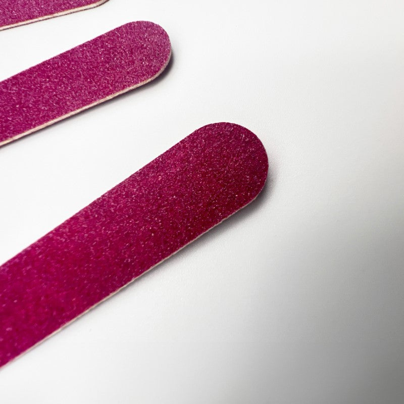 Nagelfeilen Set | 10er Pack Sandblattfeilen | Ideal für Maniküre und Pediküre | 17 cm