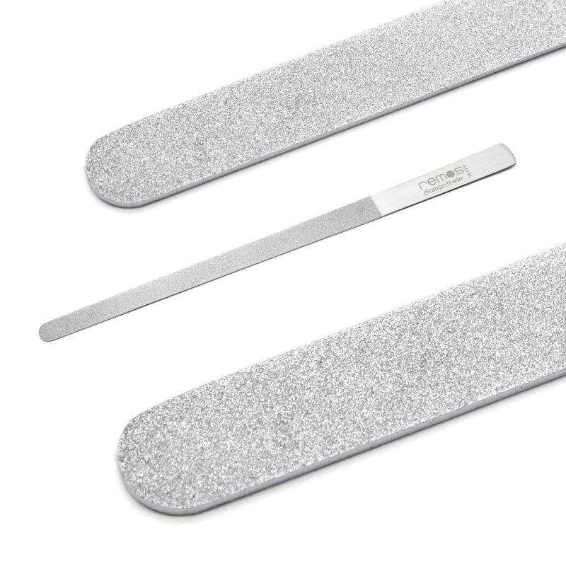 Diamantnagelfeile grob/fein 19 cm aus Edelstahl