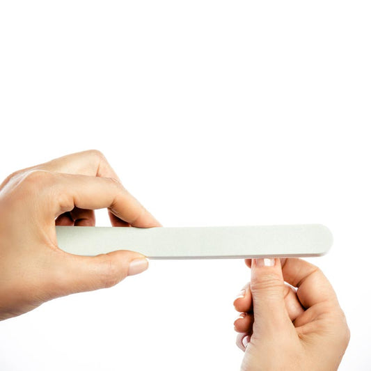 Polierfeile 2-fach grün/weiß 18cm für glänzende Nägel