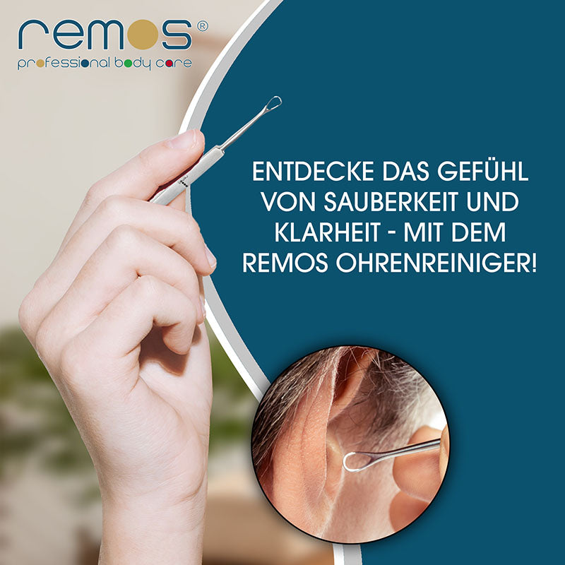 Ohrenschlinge satin 14 cm aus rostfreiem Edelstahl