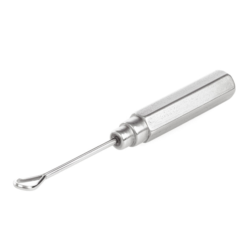 Ohrlöffel mit Griff aus rostfreiem Edelstahl 6.5 cm