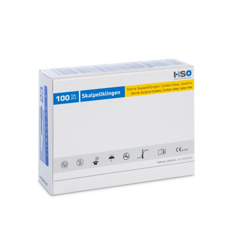 Skalpellklinge für Halter Nr. 3 - 100 Stück Packung