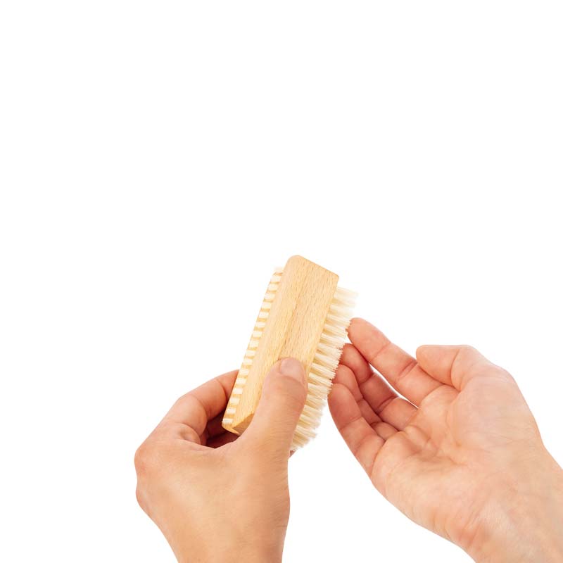Hand- & Nagelbürste Naturborste aus Buchenholz