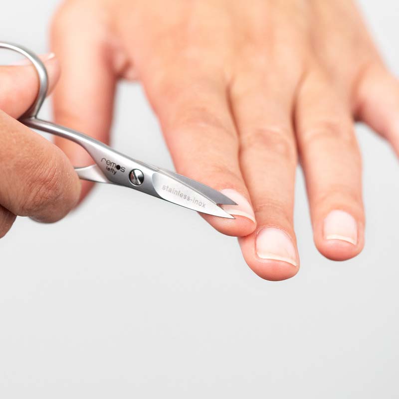 Nagelschere für Linkshänder aus Edelstahl 9.5 cm