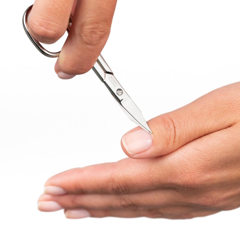 Nagelschere mit Turmspitze aus gehärtetem Stahl 9.5cm