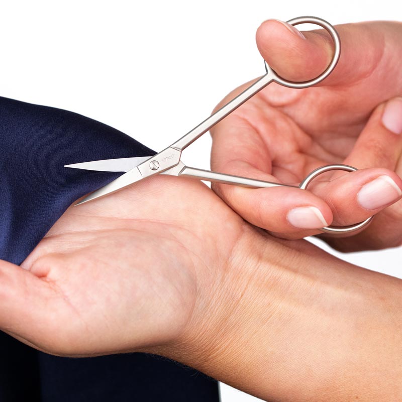 Silhouette Scissors - Silver Matte - 10 Cm