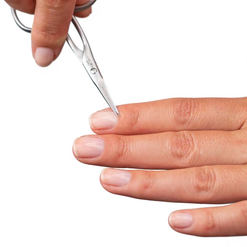 Hautschere für Linkshänder aus rostfreiem Edelstahl 9.5 cm