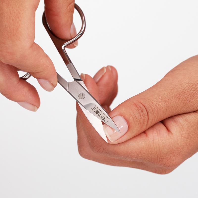 Nagelschere gerade gezahnte Schneide Edelstahl 9.5 cm