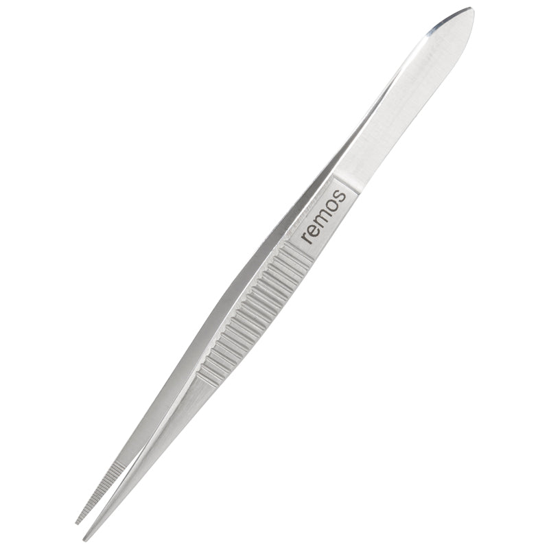 Splitterpinzette mit gezahnter Spitze rostfrei 8 cm