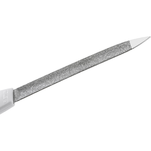 Sapphire nail file with hollow file blade