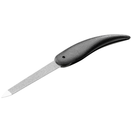 Taschenfeilen Set 3-teilig in schwarz geschlossen 7.5cm / offen 13.5cm