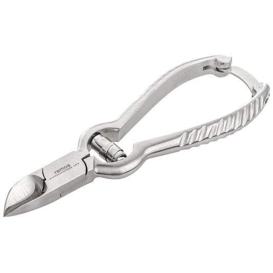 Pedicure pliers with stainless steel clasp