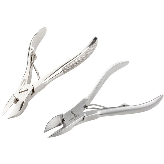 Pedicure pliers with single spring