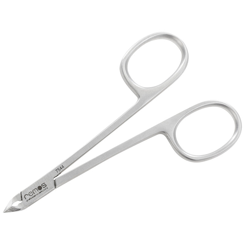 Hautzange in Scherenform Schneide 4 mm rostfrei