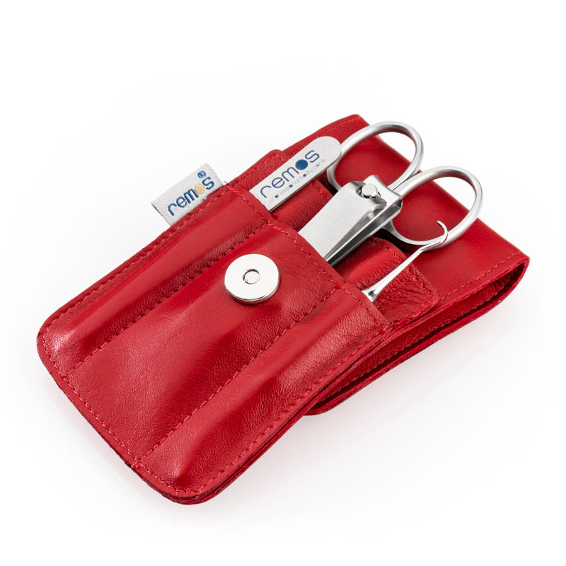 Case "Svea" genuine leather empty