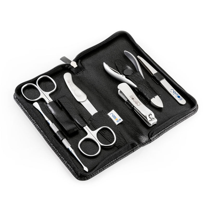 Case "Pan" genuine leather empty