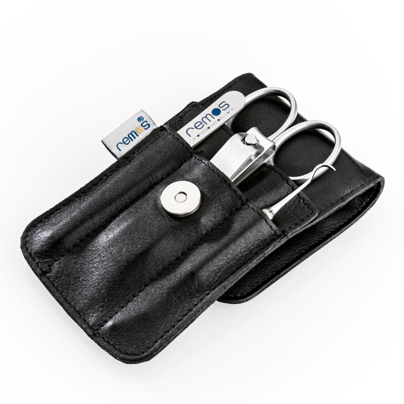 Case "Svea" genuine leather empty