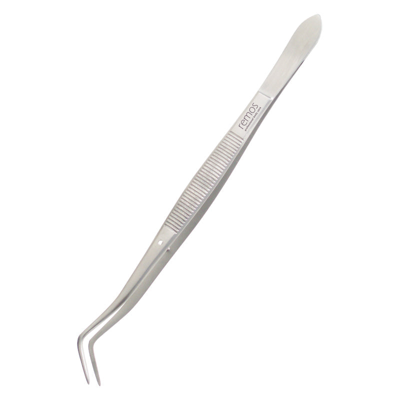 Pinzette Führungsstift 2x gebogen 16 cm