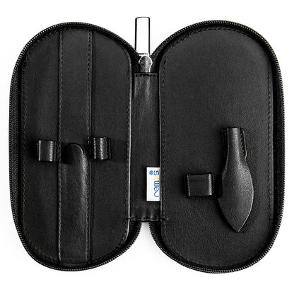 Case "Tellus" genuine leather empty