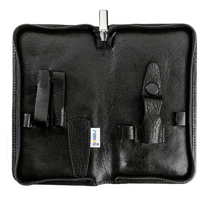 Case "Pan" genuine leather empty