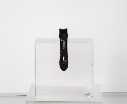 Nagelknipser klein aus rostfreiem Edelstahl 6 cm schwarz