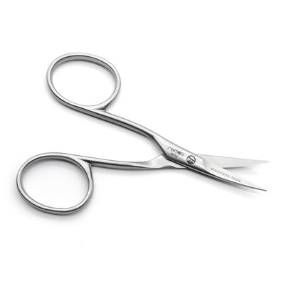 Nail &amp; cuticle scissors for left-handers, stainless steel, 9.5 cm