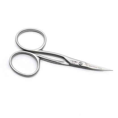Nail &amp; cuticle scissors for left-handers, stainless steel, 9.5 cm