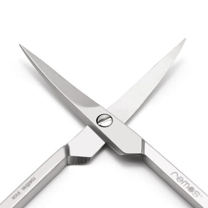 Professional nail and cuticle scissors made of stainless steel 9.5 cm