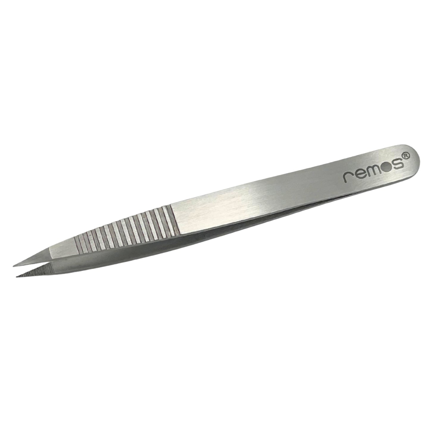 Splinter tweezers with micro serrations made of stainless steel, 10.5 cm