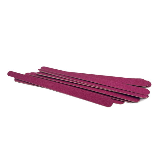 Nagelfeilen Set | 10er Pack Sandblattfeilen | Ideal für Maniküre und Pediküre | 17 cm