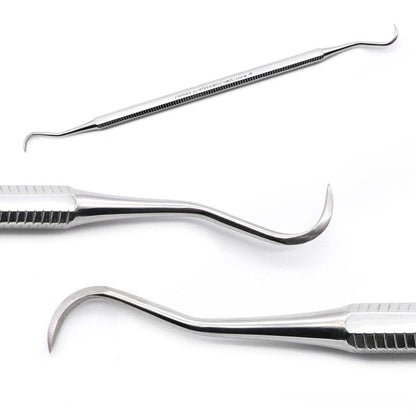 Zahnsteinentferner Hakenformspitzen 17 cm Edelstahl