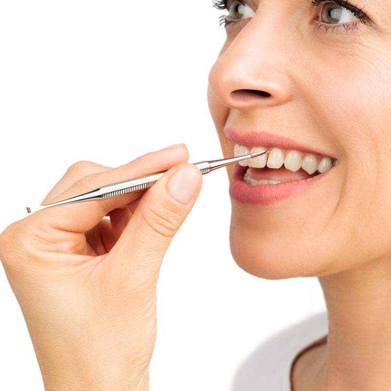 Zahnsteinentferner kombiniert 12cm Edelstahl rostfrei