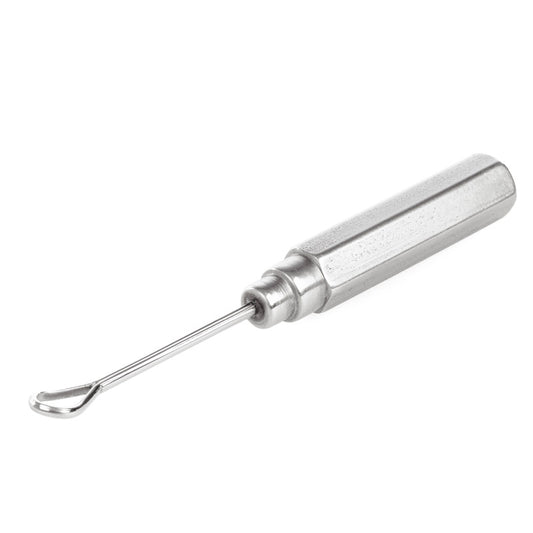 Ohrlöffel  mit Griff aus rostfreiem Edelstahl 6.5 cm