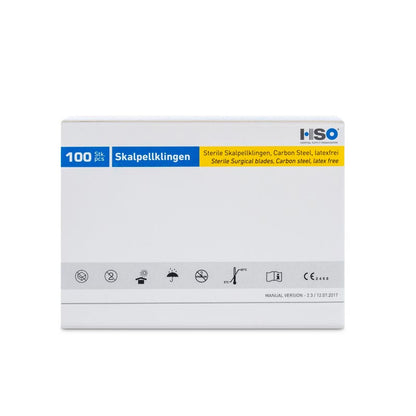 Skalpellklinge für Halter Nr. 4 - 100 Stück Packung