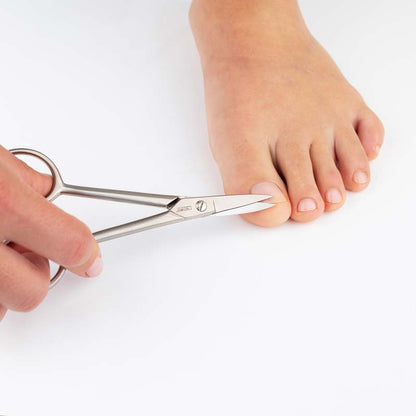 Fußnagelschere gezahnte robuste Schneide 13.5 cm