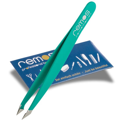 Kombipinzette schräg/spitz rostfrei 9 cm