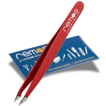 Kombipinzette schräg/spitz rostfrei 9 cm