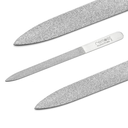 Nagelfeile mit Keramik-Diamant Beschichtung grob/fein 15 cm aus Edelstahl