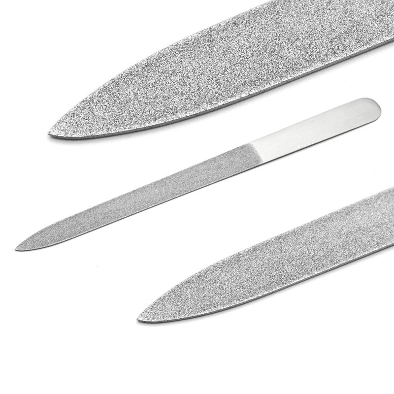 Nagelfeile mit Keramik-Diamant Beschichtung grob/fein 15 cm aus Edelstahl