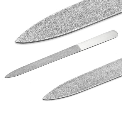 Nagelfeile mit Keramik-Diamant Beschichtung grob/fein 15 cm aus Edelstahl