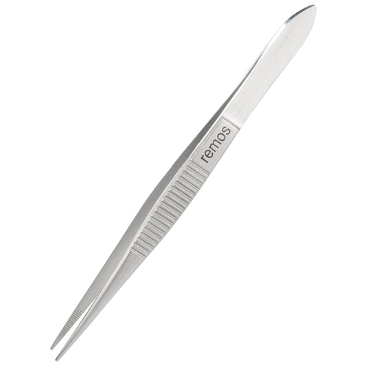 Splitterpinzette mit gezahnter Spitze rostfrei 8 cm