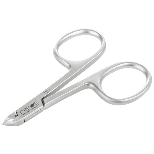 Hautzange in Scherenform Schneide 4 mm rostfrei