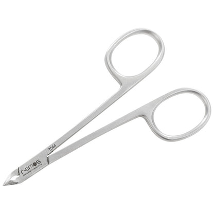 Hautzange in Scherenform Schneide 4 mm rostfrei