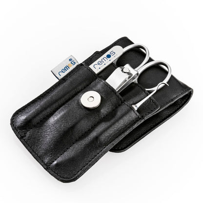 Case "Svea" genuine leather empty