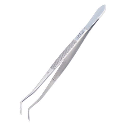 Pinzette Führungsstift 2x gebogen 16 cm